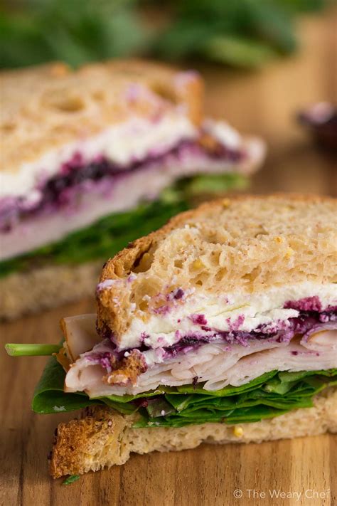 turkey-sandwich-with-goat-cheese-and-jam-the image