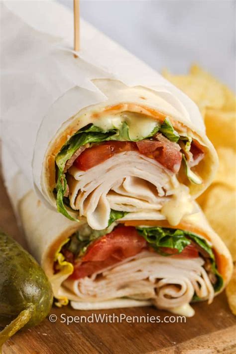 easy-turkey-wraps-spend-with-pennies image