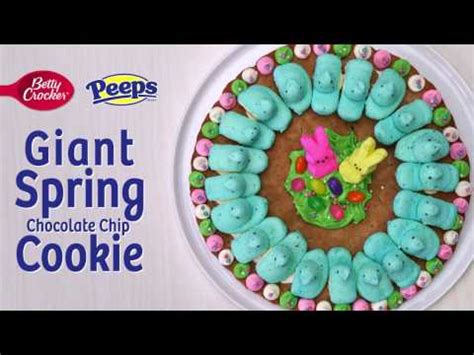 peeps-giant-spring-chocolate-chip-cookie-youtube image