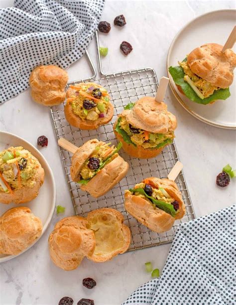 curried-turkey-salad-on-choux-buns-culinary-cool image