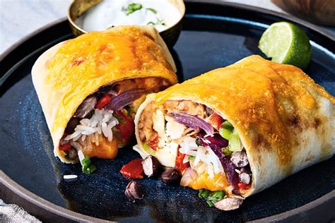 chicken-cilantro-rice-burritos image