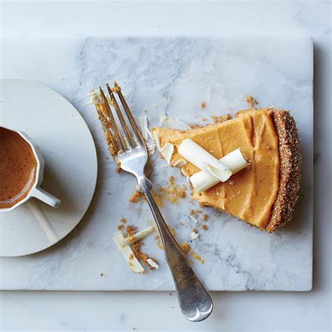 pumpkin-and-white-chocolate-mousse-pie-food-wine image