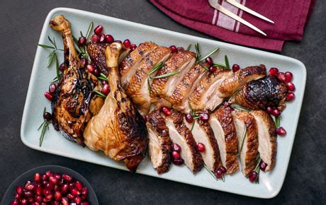 roasted-duck-with-pomegranate-glaze-whole-foods image