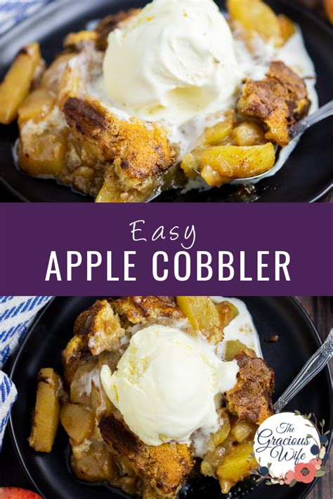 quick-easy-apple-cobbler-recipe-5-ingredient-dessert image
