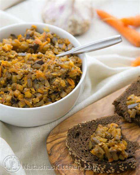 eggplant-caviar-spread-recipe-natashas-kitchen image