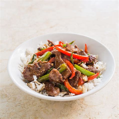 beef-stir-fry-with-bell-peppers-and-black-pepper-sauce image