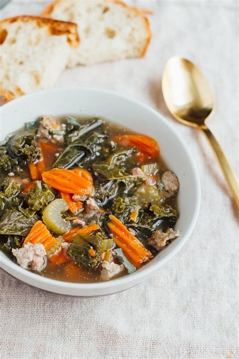 sausage-kale-soup-eating-bird-food image