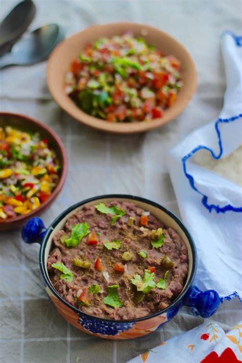 refried-beans-frijoles-refritos-vegetarian-mexican image