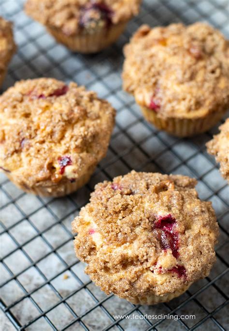 light-and-fluffy-gluten-free-cranberry-muffins-fearless image