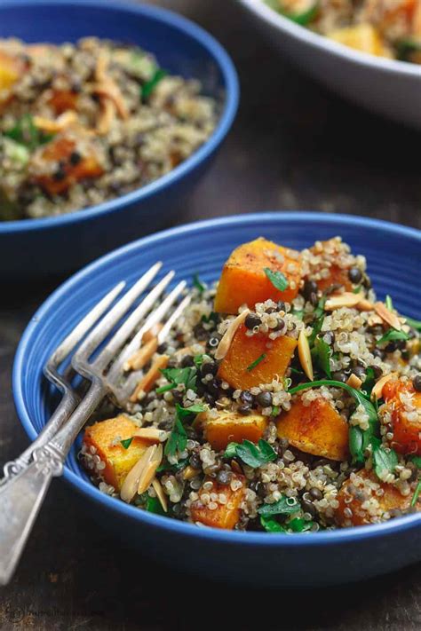 easy-butternut-squash-recipe-with-lentils-and-quinoa image