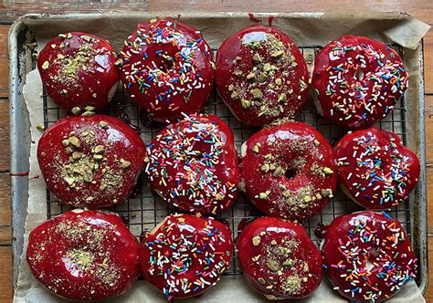 blackberry-glazed-baked-doughnuts-oregon image