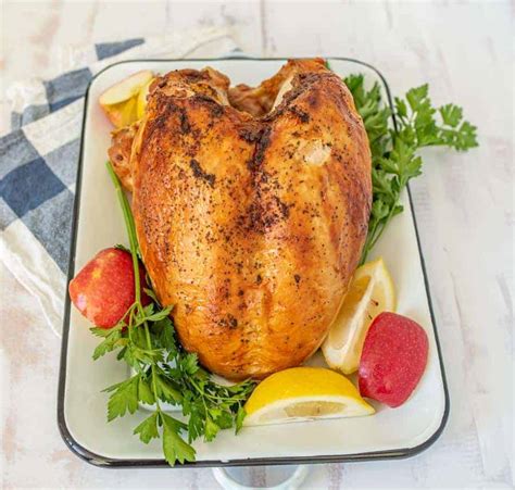 simple-and-juicy-oven-roasted-turkey-breast-bless-this image
