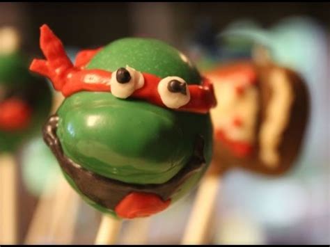 ninja-turtle-and-pizza-cake-pops-youtube image