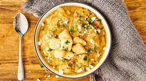 split-pea-soup-with-ham-and-potatoes-30-minute image