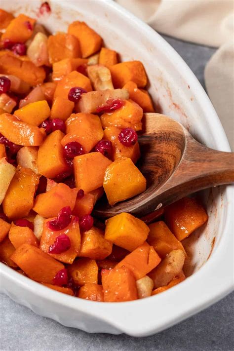 roasted-butternut-squash-casserole-with-cranberries image