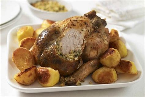 sunday-roast-chicken-recipe-lovefoodcom image