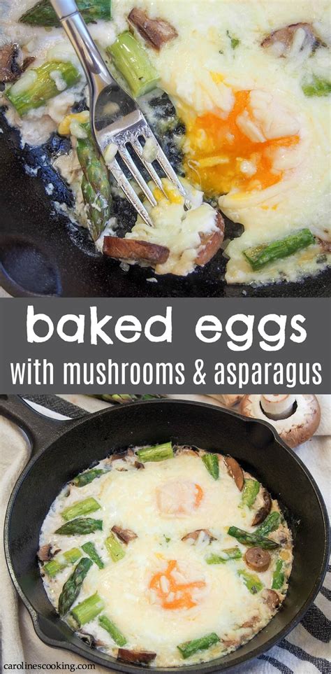 baked-eggs-with-mushrooms-and-asparagus image