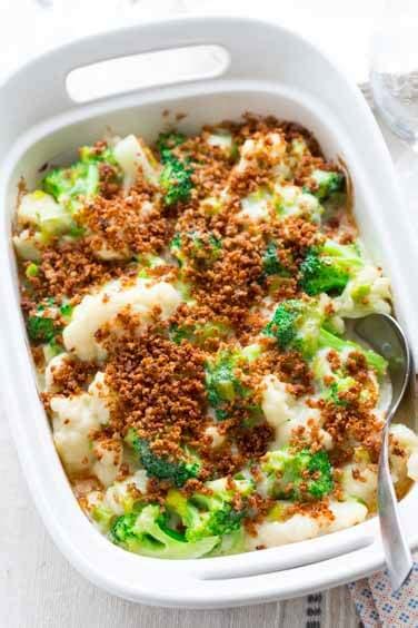 easy-broccoli-and-cauliflower-casserole-healthy image