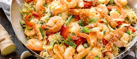 one-skillet-shrimp-and-cabbage-stir-fry-busy-cooks image