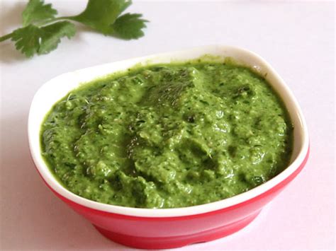 coriander-chutney-recipe-mild-spicy-cilantro image