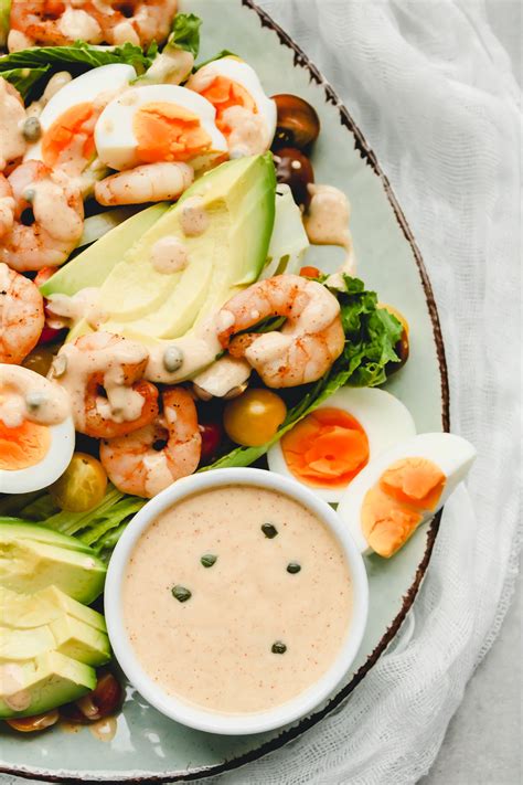 shrimp-louie-salad-dressing-scrambled-and image