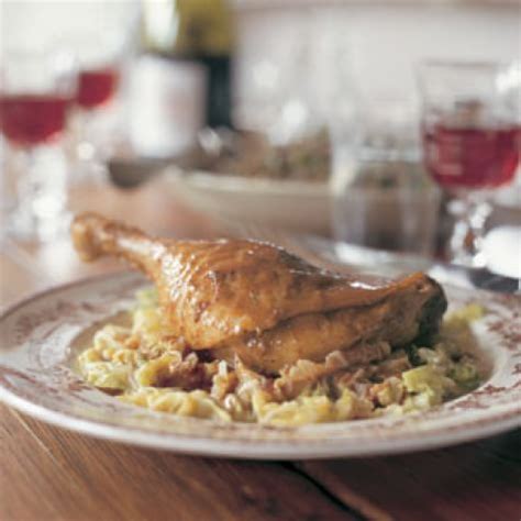 roast-duck-legs-with-savoy-cabbage-cuisses-de-canard image
