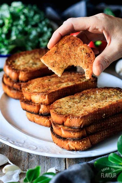 easy-garlic-toast-savor-the-flavour image