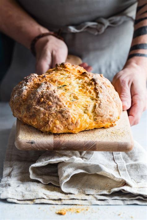 irish-soda-bread-with-cheddar-cheese-foodness image