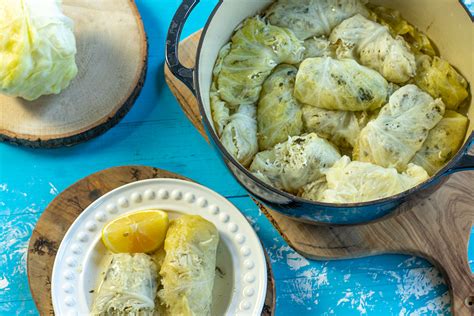 greek-stuffed-cabbage-rolls-vegetarian-dimitras image