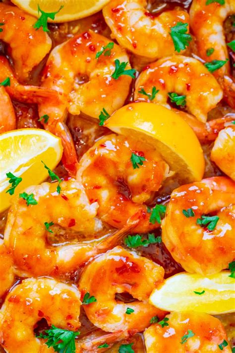 10-minute-sweet-chili-shrimp-averie-cooks image