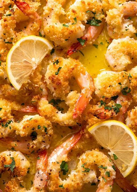 crunchy-baked-shrimp-in-garlic-butter-sauce-prawns-recipetin image