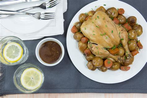 slow-cooker-roast-chicken-dinner image