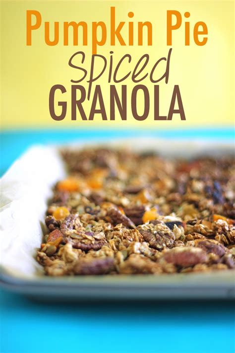 pumpkin-pie-spiced-homemade-granola-healthnut image