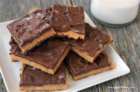 homemade-butterfinger-bars-recipe-everyday-dishes image