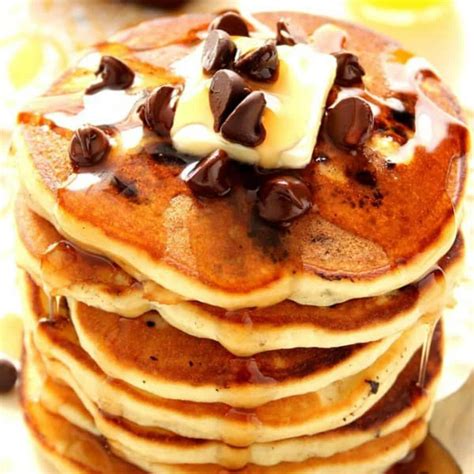 chocolate-chip-pancakes-crunchy-creamy-sweet image