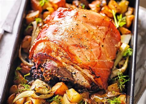 roast-pork-belly-with-garlic-potatoes-recipe-lovefoodcom image