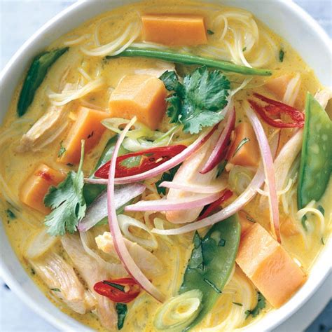 spicy-curry-noodle-soup-with-chicken-and-sweet-potato image