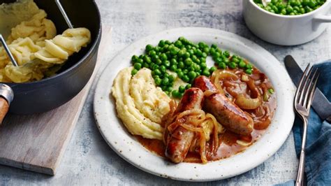sausage-and-mash-recipe-bbc-food image