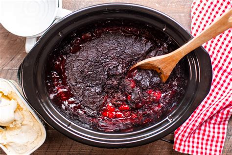 slow-cooker-chocolate-cherry-dump-cake image