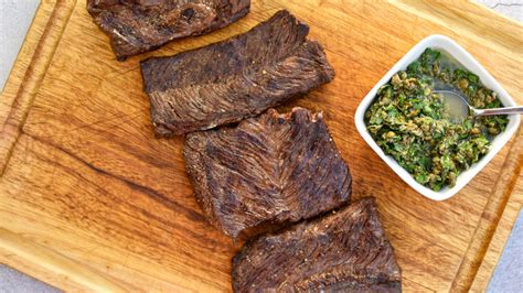 grilled-hanger-steak-recipe-tasting-table image