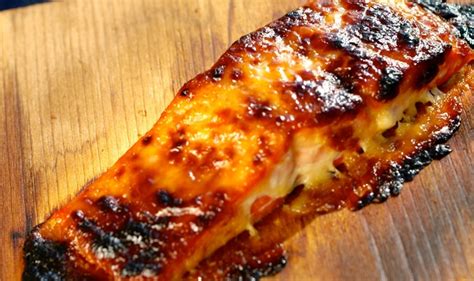 planked-salmon-with-mustard-dill-glaze image