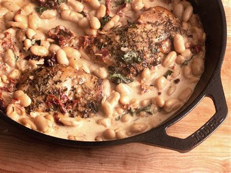 tuscan-chicken-with-cannellini-beans-recipe-on-food52 image