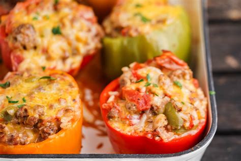 old-fashioned-stuffed-bell-peppers-recipe-bowl-me image