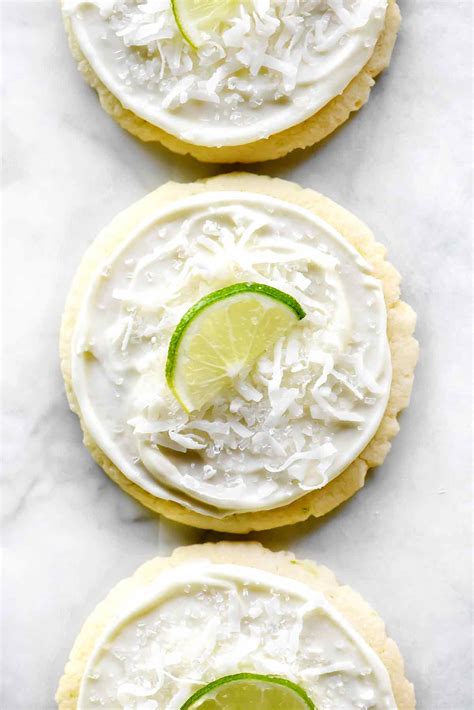 coconut-and-lime-frosted-soft-sugar-cookies image