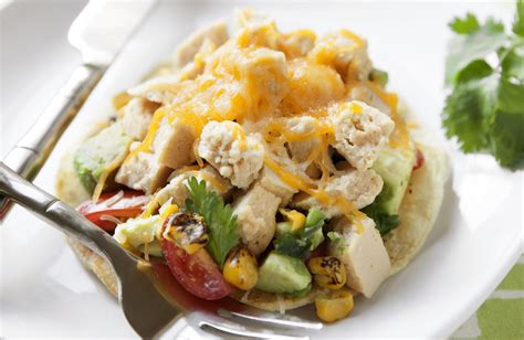 quick-easy-chicken-tostadas-recipe-sparkrecipes image