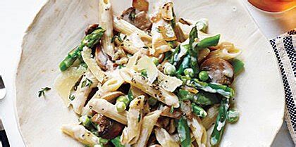 spring-vegetable-penne-with-lemon-cream-sauce image