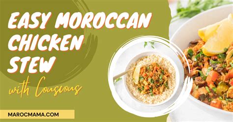 easy-moroccan-chicken-stew-with-couscous-marocmama image