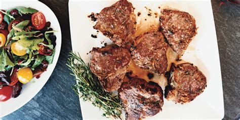 herb-roasted-lamb-chops-recipe-epicurious image