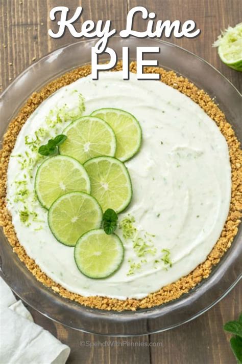 no-bake-key-lime-pie-5-ingredient-filling-spend image