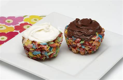 fruity-pebbles-cereal-summer-cupcake image
